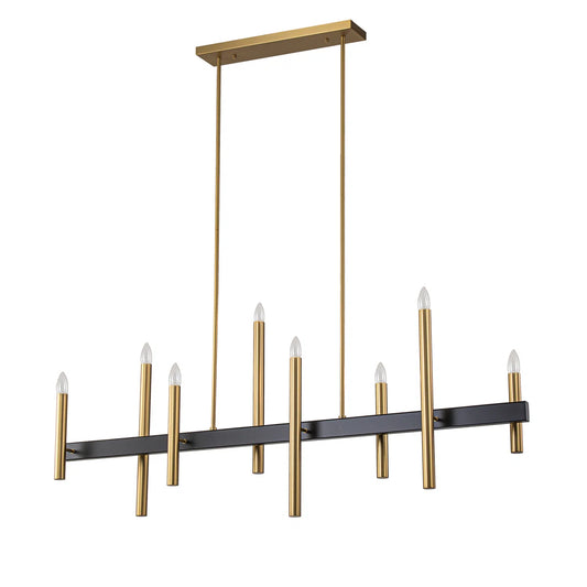 Looper 8 - Light Dimmable Linear Kitchen Island Chandelier